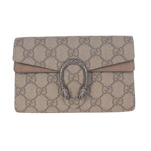 Gucci Dionysus Mini GG Supreme Leather Brown Canvas Bag